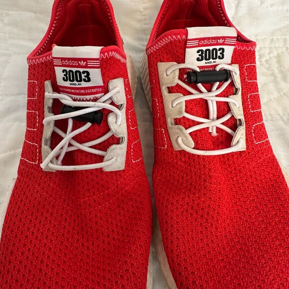 Adidas NMD R1 Active Red Sneaker Size 9 - Picture 14 of 14